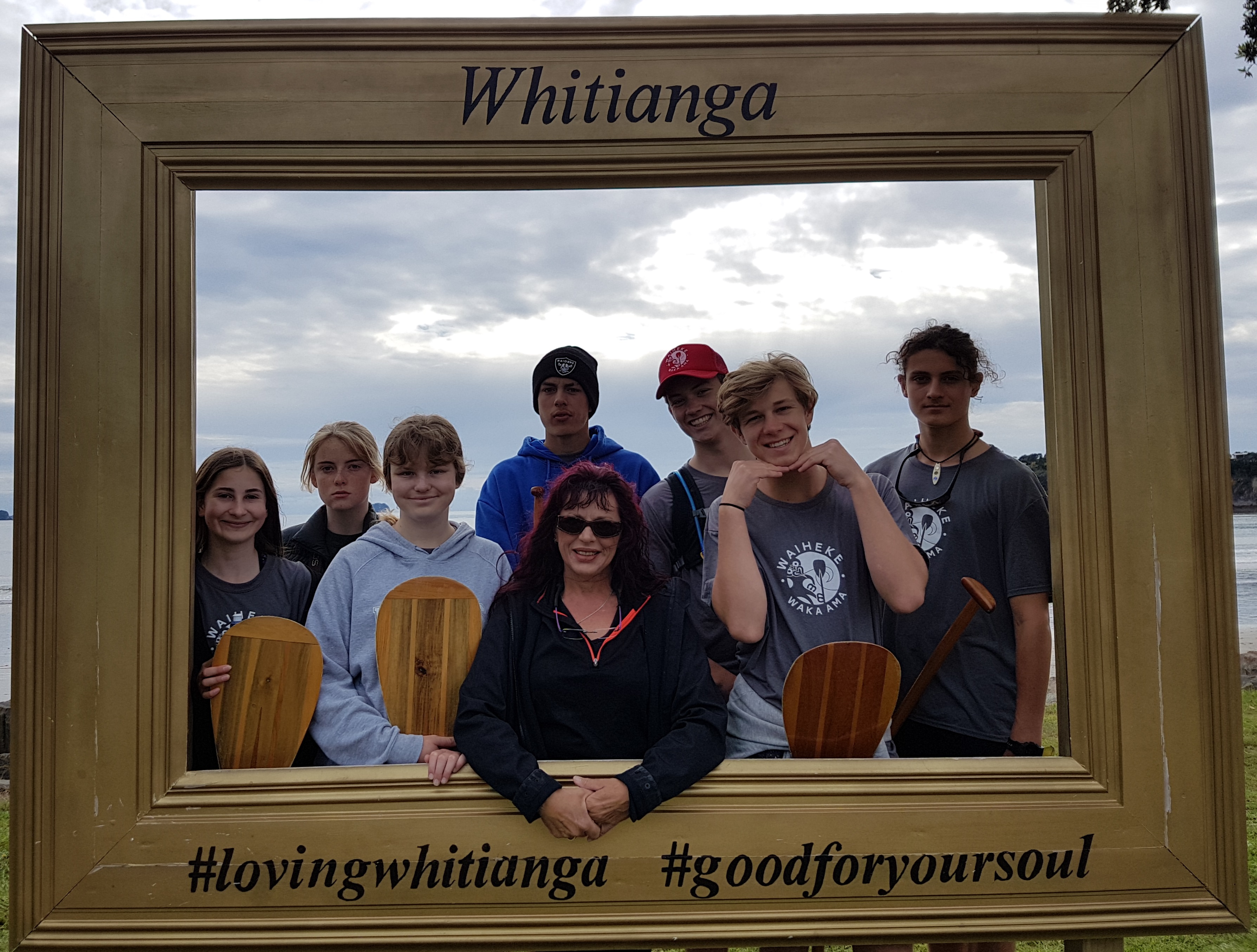 Waka Ama Team triumph at Cathedral Cove!